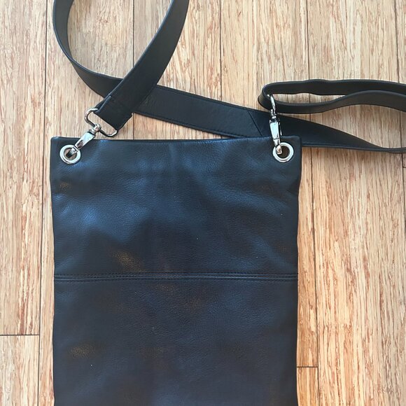 Margot New York Mickey Double Zip Hobo Cross Body Bag - Picture 2 of 4